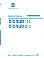 Konica Minolta BIZHUB 162 Service Manual предпросмотр