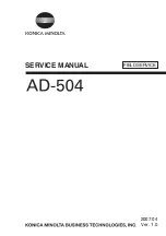 Предварительный просмотр 454 страницы Konica Minolta bizhub 163 Service Manual