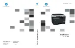 Konica Minolta Bizhub 165 User Manual preview