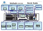 Preview for 1 page of Konica Minolta BIZHUB 226 Quick Manual