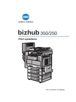 Konica Minolta bizhub 350 Operation Manual preview