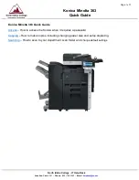 Preview for 1 page of Konica Minolta bizhub 363 Quick Manual