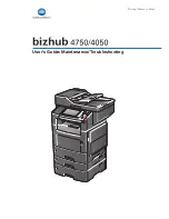 Konica Minolta bizhub 4050 User Manual preview