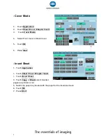 Preview for 9 page of Konica Minolta bizhub 421 Shortcut Manual