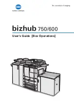 Preview for 1 page of Konica Minolta BIZHUB 600 User Manual