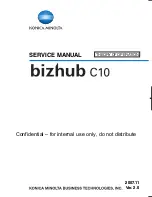 Konica Minolta BIZHUB C10 Service Manual preview