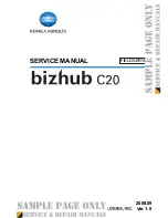 Konica Minolta BIZHUB C20 Service Manual preview