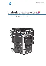 Konica Minolta bizhub C203 Series User Manual preview