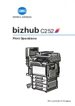 Konica Minolta BIZHUB C252 Operation Manual preview