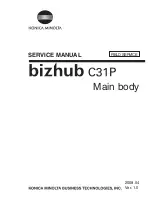 Предварительный просмотр 28 страницы Konica Minolta Bizhub-C31P Service Manual