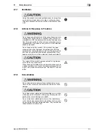 Preview for 13 page of Konica Minolta bizhub PRESS C8000 Safety Information Manual