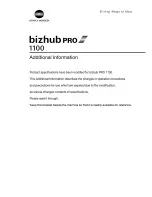 Konica Minolta bizhub pro 1100 Additional Information preview