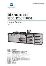 Preview for 1 page of Konica Minolta bizhub pro 1200P User Manual