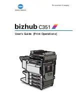 Preview for 1 page of Konica Minolta BIZHUP C351 User Manual