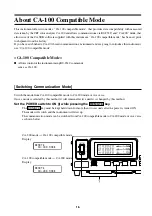 Предварительный просмотр 17 страницы Konica Minolta CA-100PLUS Instruction Manual