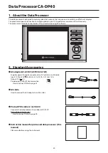 Предварительный просмотр 42 страницы Konica Minolta CA-410 Series Instruction Manual