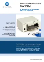 Konica Minolta CM-3220D Brochure предпросмотр