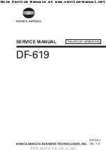 Konica Minolta DF-619 Service Manual preview