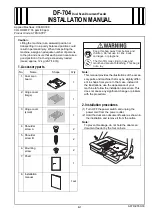 Konica Minolta DF-704 Installation Manual предпросмотр