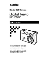 Konica Minolta Digital Revio KD-210Z User Manual предпросмотр