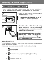 Предварительный просмотр 19 страницы Konica Minolta Digital Revio KD-400Z User Manual