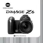 Preview for 1 page of Konica Minolta DiMAGE DiMAGE Z6 Instruction Manual