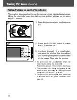 Предварительный просмотр 40 страницы Konica Minolta DiMAGE G400 Manual