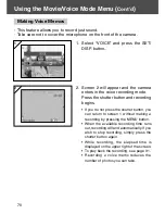 Предварительный просмотр 70 страницы Konica Minolta DiMAGE G400 Manual