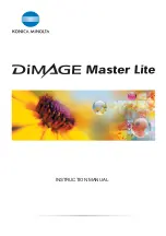 Konica Minolta DiMAGE Master Lite Instruction Manual preview