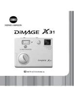 Konica Minolta DiMAGE X31 Instruction Manual предпросмотр