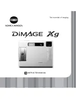 Konica Minolta DiMAGE Xg Instruction Manual предпросмотр