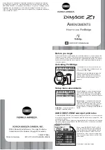 Konica Minolta DiMAGE Z1 Instruction Manual предпросмотр