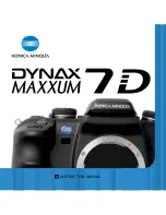 Konica Minolta DINAX MAXXUM 7D Instruction Manual preview