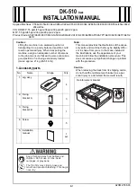 Konica Minolta DK-510 Installation Manual preview