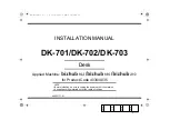 Предварительный просмотр 1 страницы Konica Minolta DK-701 Installation Manual