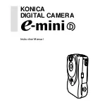 Preview for 1 page of Konica Minolta e-mini Instruction Manual