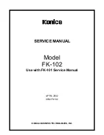 Preview for 191 page of Konica Minolta FK-101 Service Manual