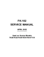 Preview for 193 page of Konica Minolta FK-101 Service Manual