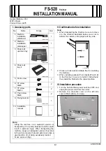 Предварительный просмотр 1 страницы Konica Minolta FS-528 Installation Manual