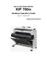 Konica Minolta KIP 700m Hardware Operation Manual предпросмотр