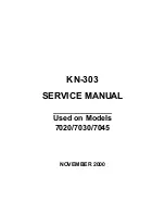 Предварительный просмотр 2 страницы Konica Minolta KN-303 Service Manual