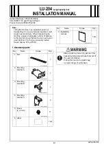 Предварительный просмотр 1 страницы Konica Minolta LU-204 Installation Manual