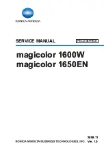 Preview for 1 page of Konica Minolta magicolor 1600W Service Manual