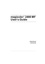 Konica Minolta Magicolor 2480 MF User Manual preview