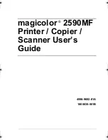 Preview for 1 page of Konica Minolta Magicolor 2590 User Manual