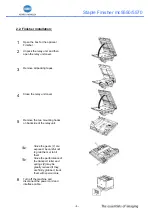 Preview for 4 page of Konica Minolta Magicolor 5550 Instructions Manual