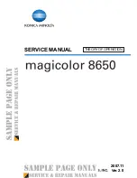 Preview for 18 page of Konica Minolta magicolor 8650 Service Manual