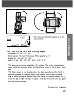 Preview for 29 page of Konica Minolta MAXXUM FLASH 5600HS (D) Instruction Manual