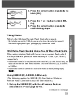 Preview for 53 page of Konica Minolta MAXXUM FLASH 5600HS (D) Instruction Manual