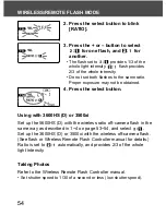 Preview for 54 page of Konica Minolta MAXXUM FLASH 5600HS (D) Instruction Manual